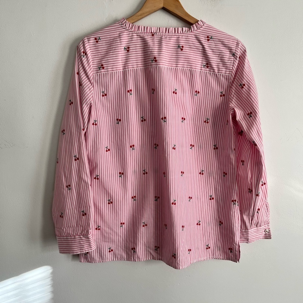 Talbots Pink Floral Blouse - Picture 7 of 7